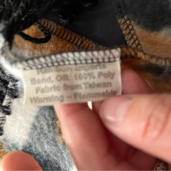 Source Unknown Black and White Checkered Horse Scarf - Picture 3 of 3